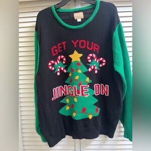 Get Your Jingle on Christmas Sweater - Ugly Sweater Women’s 2X